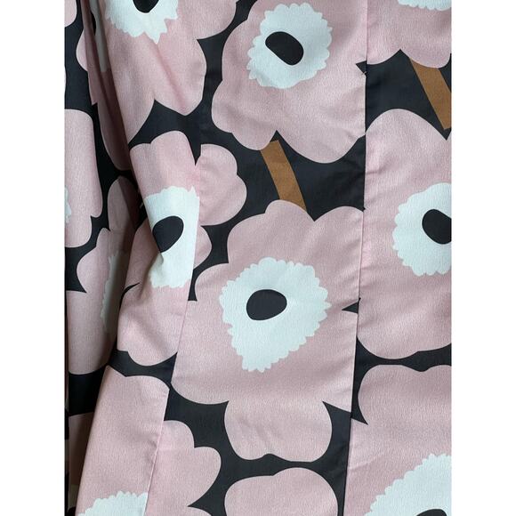 Smak Parlour Pink Black Florals Girl Talk Sheath Dress S NWT - Picture 5 of 9